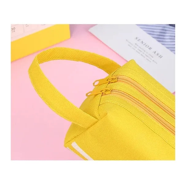 Oxford cloth double layer stationery bag pencil case
