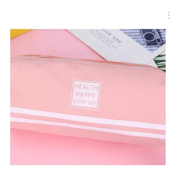 Oxford cloth double layer stationery bag pencil case