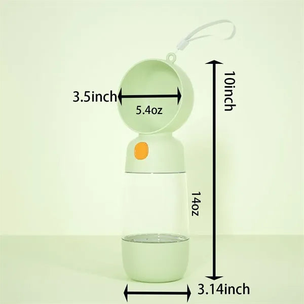 2 in 1 Dog Travel Water Bottle