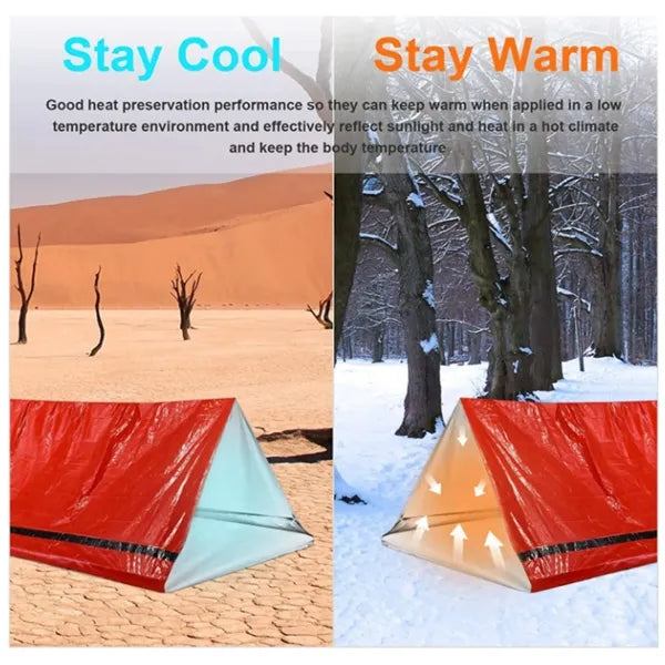 Waterproof Survival Sack Emergency Whistle Sleeping Bag