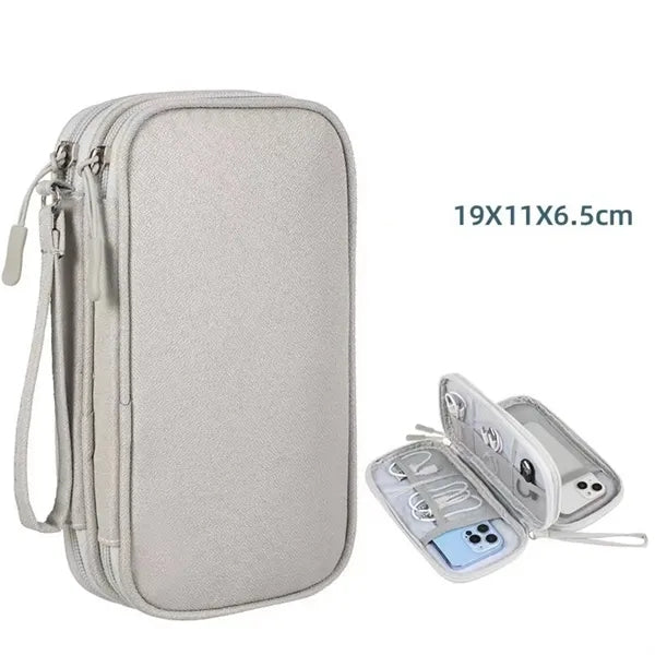 Electronic Accessories Travel Cable Organizer Bag Pouch