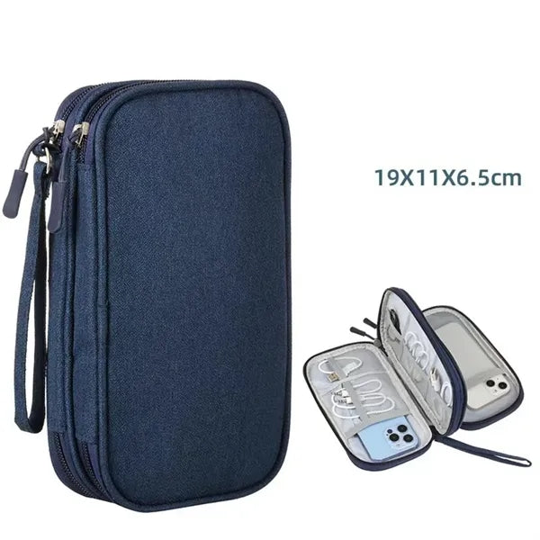 Electronic Accessories Travel Cable Organizer Bag Pouch