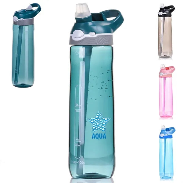 Water Bottle with Lid Lock