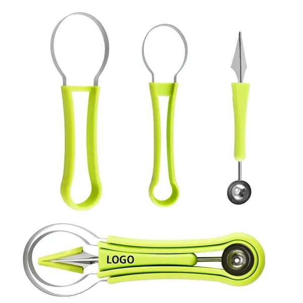 4 In1 Multifunction Melon baller scoop fruit carving tools