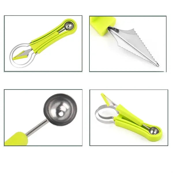 4 In1 Multifunction Melon baller scoop fruit carving tools