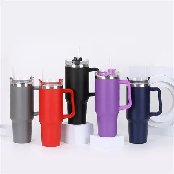Vacuum Tumbler With Handle 40 Oz