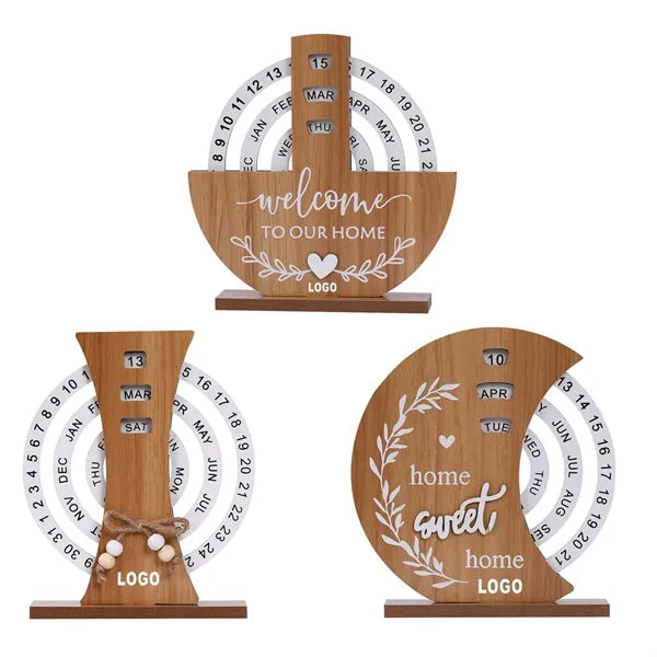 Wooden Perpetual Calendar