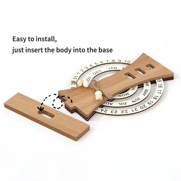 Wooden Perpetual Calendar