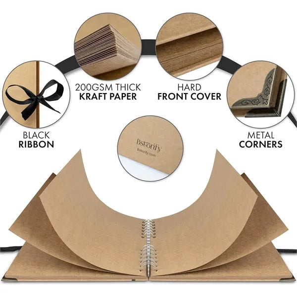Kraft Paper Photo Album Scrapbook