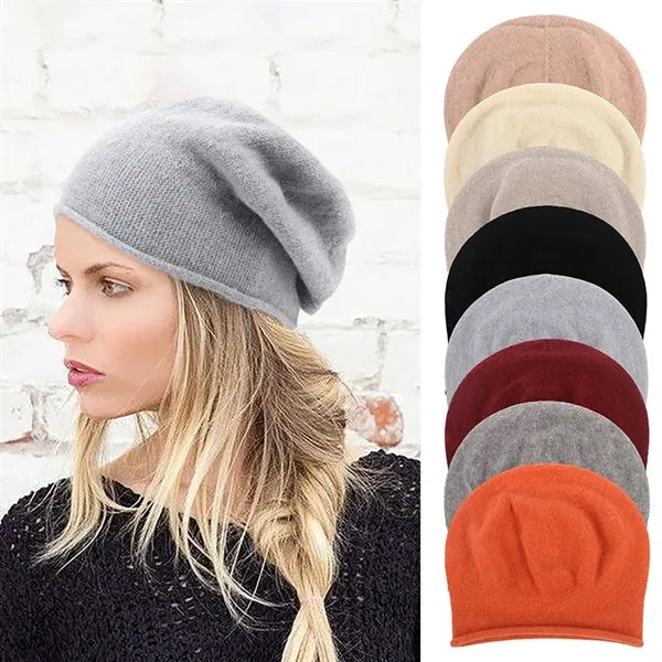 Knitted Wool Pullover Hat