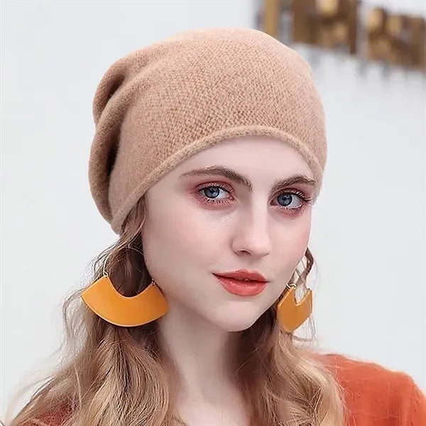 Knitted Wool Pullover Hat