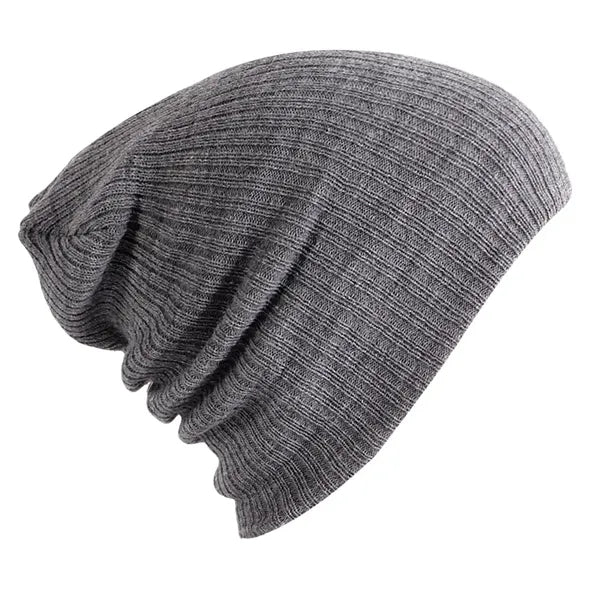 Solid Color Warm Knit Hat Custom Logo