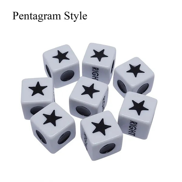 Right Left Center Dice Game Set