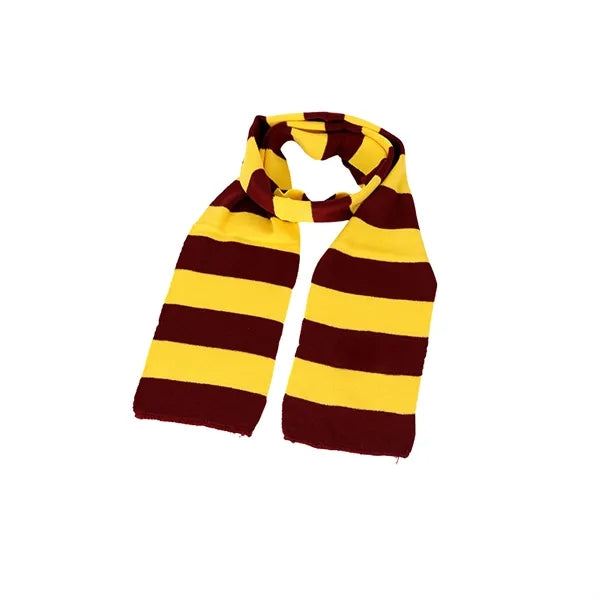 Colorful Knitted Striped Scarf