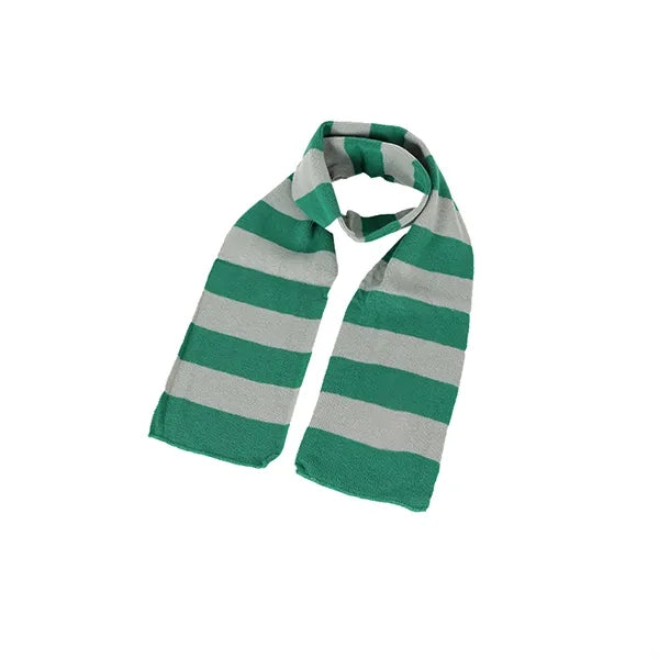 Colorful Knitted Striped Scarf
