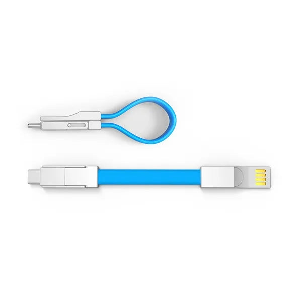 3 In 1 Magnetic Keychain USB Charging And Data Cable For IPh