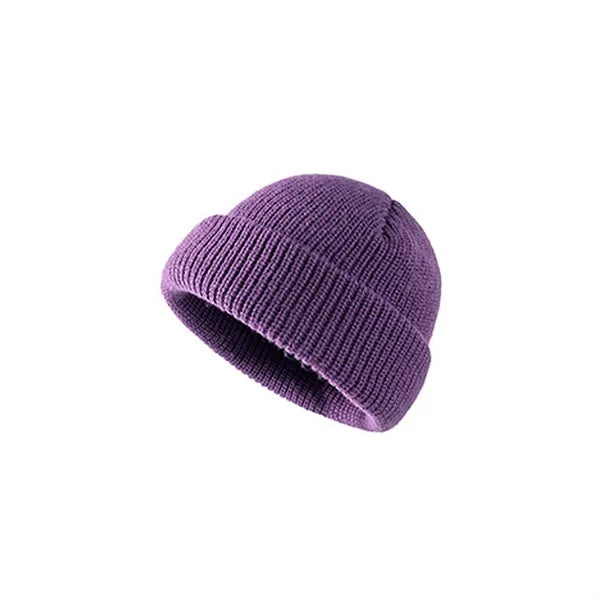 Ribbed Knitted Cuff Beanie