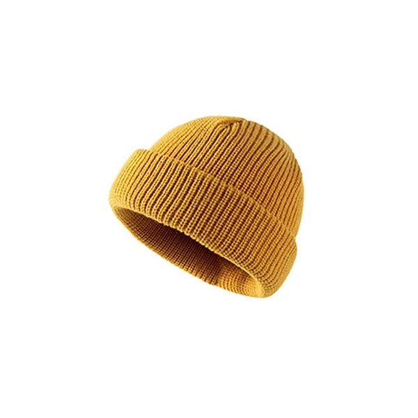 Ribbed Knitted Cuff Beanie