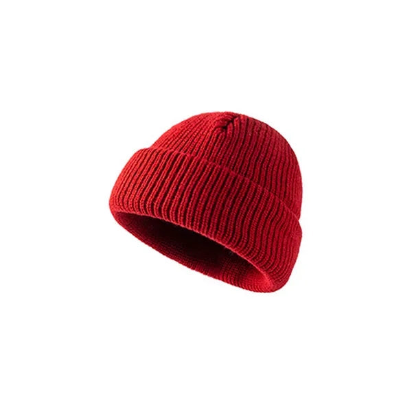 Ribbed Knitted Cuff Beanie