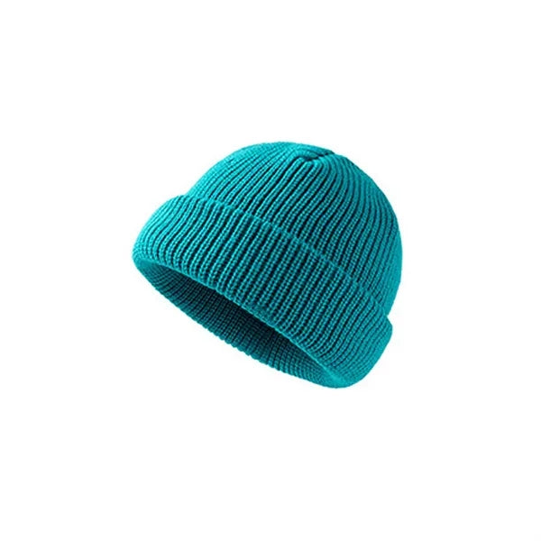 Ribbed Knitted Cuff Beanie