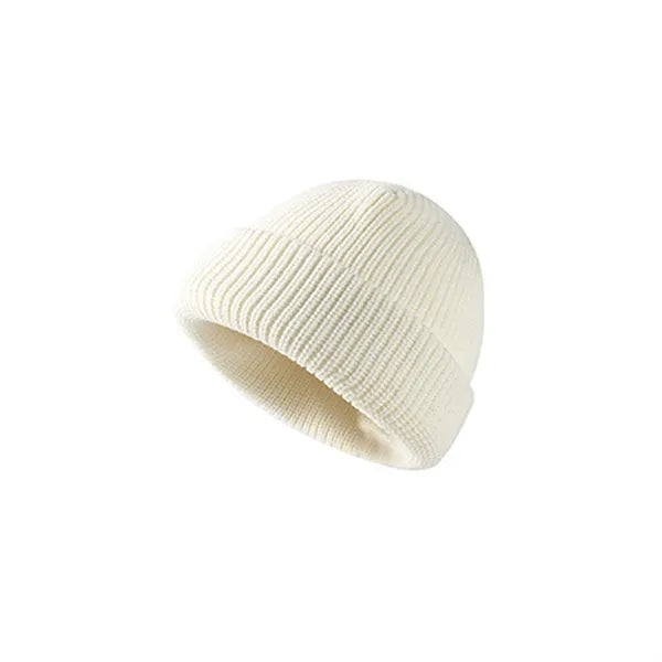 Ribbed Knitted Cuff Beanie