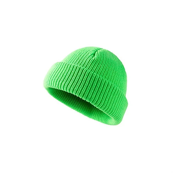 Ribbed Knitted Cuff Beanie