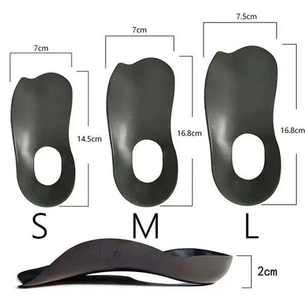 Arch support pad orthopedic insole