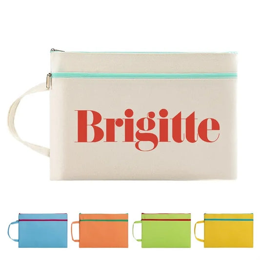 Waterproof Oxford Double-Layer Document Bag