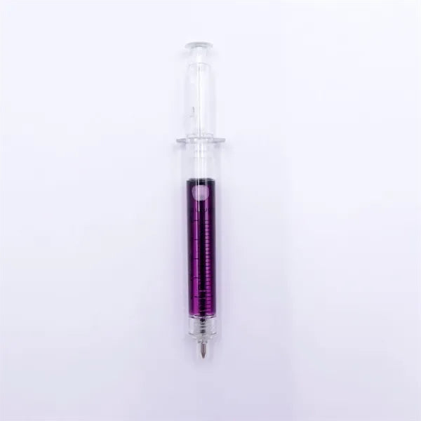 Syringe Shaped Ballpoint Pen with Scale