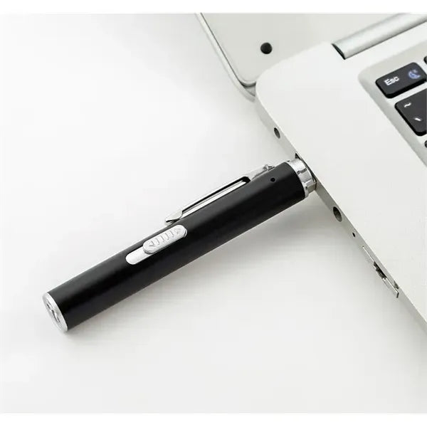 3in1 USB Rechargeable Mini LED Flashlight Pen