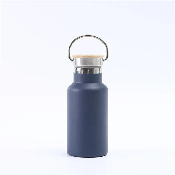 350ml Stainless Steel Sport Water Bottle with Bamboo Lid