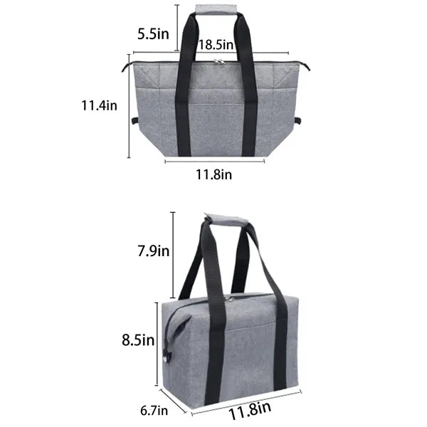 Foldable Portable Outdoor Lunch Cooler Bag