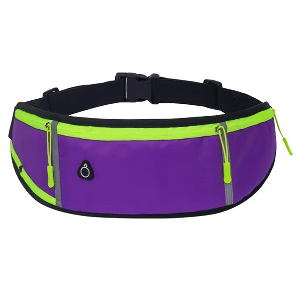 Waterproof Nylon Waist Pack with Water Bottle Holder Outdoor