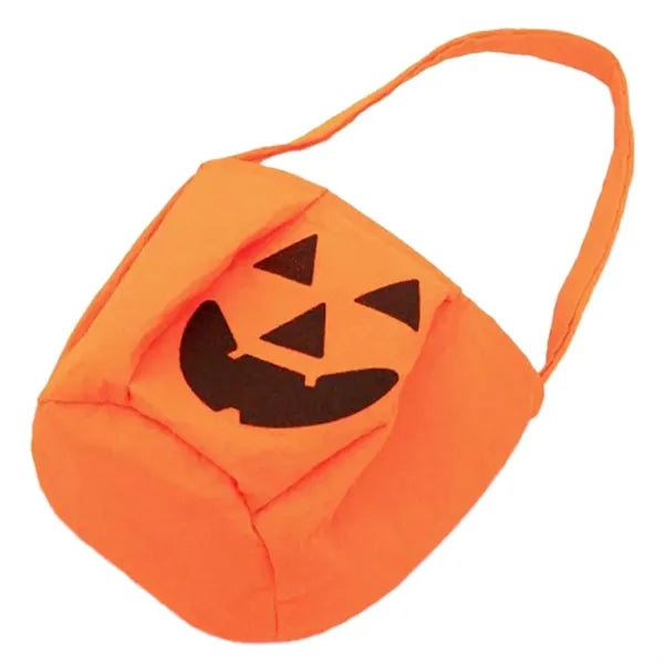 Halloween Candy Nonwoven Smile Three dimensional Pumpkin Bag