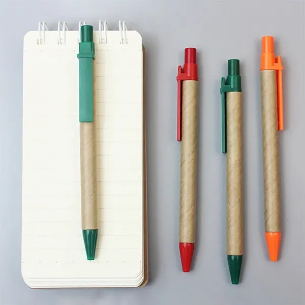 Sustainable Black Ink Retractable Pen