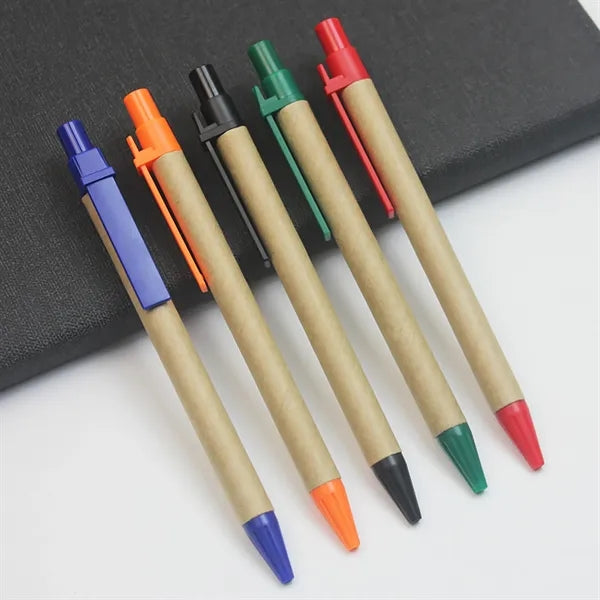Sustainable Black Ink Retractable Pen