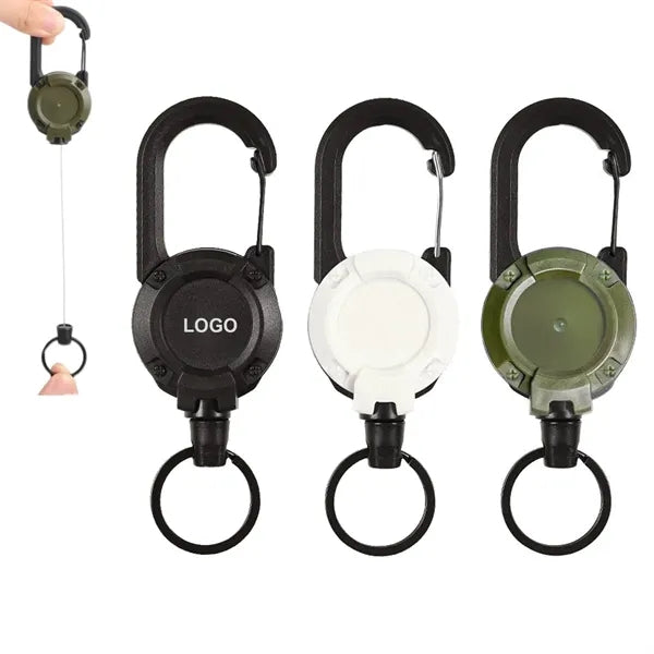 HeavyDuty Retractable Keychain,Secure and clip on Key Holder