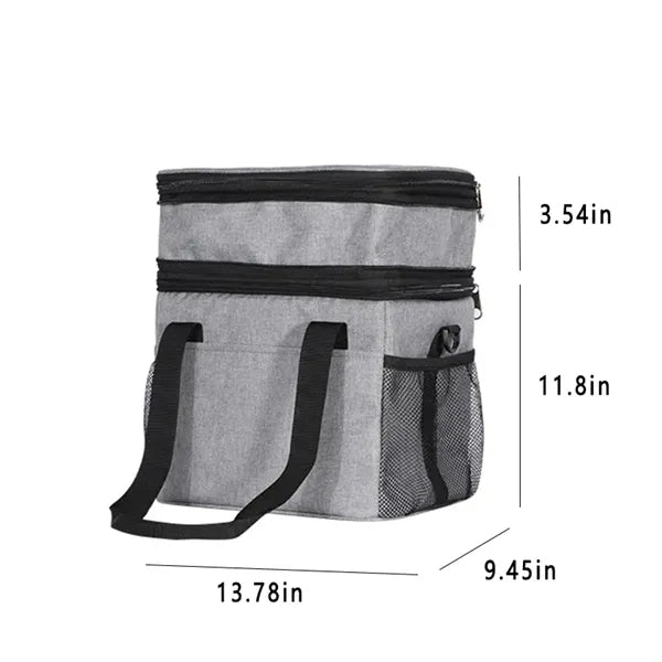 Double Deck Cooler Bags For Picnic