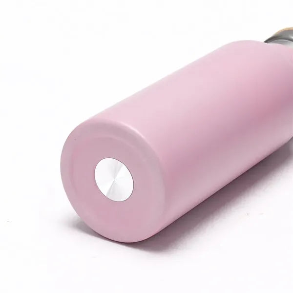 500ml Stainless Steel Water Bottle with Bomboo Lid