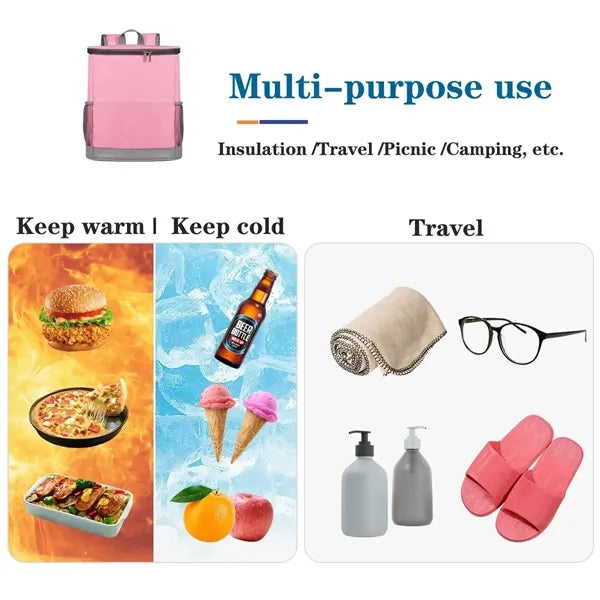 Travel Lunch Bag Waterproof Insulated Cooler Backpack