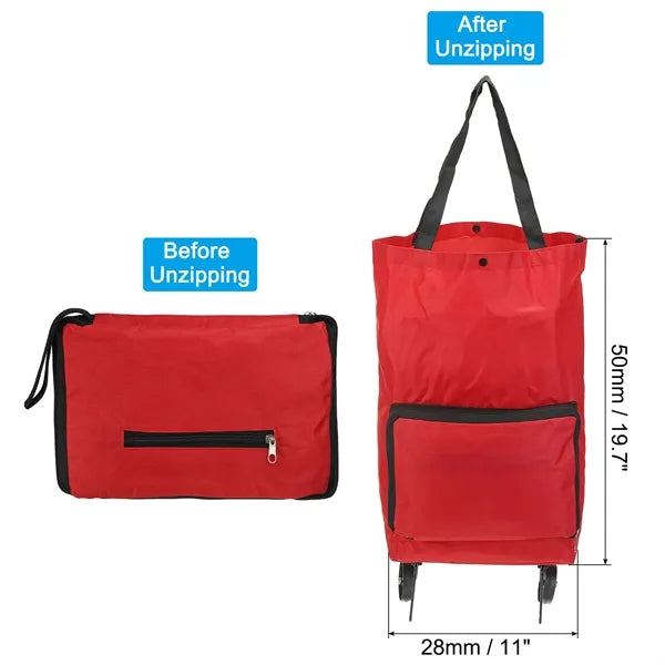 Wheeled Folding Bag Shopping Cart