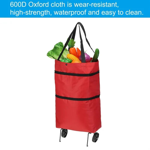 Wheeled Folding Bag Shopping Cart