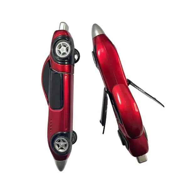 Door-openable Pull Back Car Ballpoint Pen