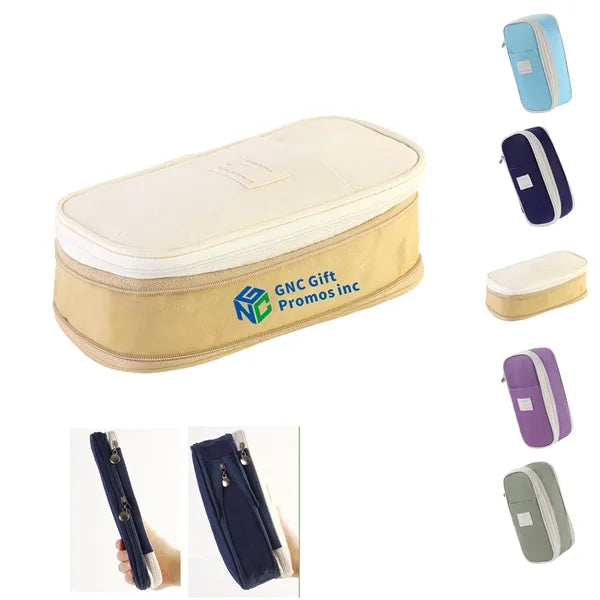 Double Layer Pencil Bag