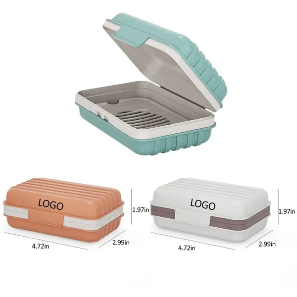 Soap Container with Lid - Perfect for Camping and Gym