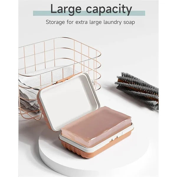 Soap Container with Lid - Perfect for Camping and Gym