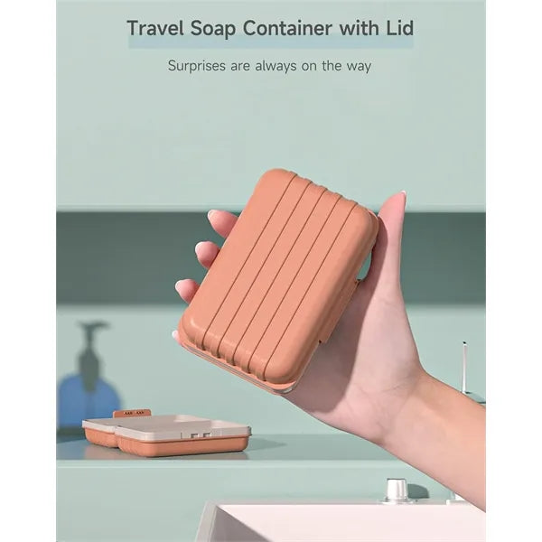 Soap Container with Lid - Perfect for Camping and Gym