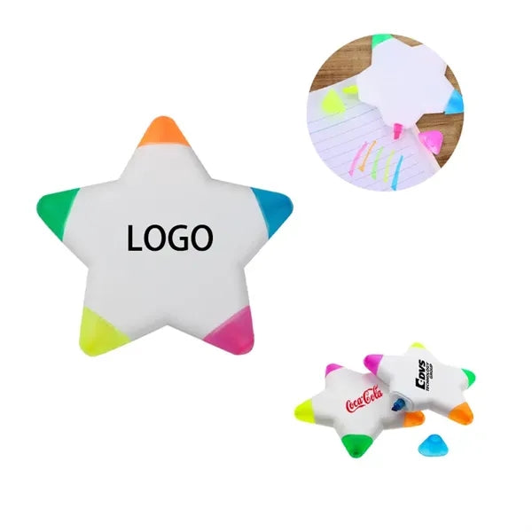 Five-color Aesthetic Highlighters
