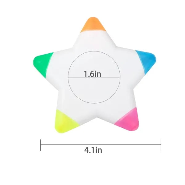 Five-color Aesthetic Highlighters