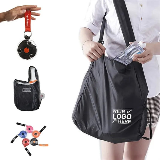Disk Retractable Grocery Folding Tote